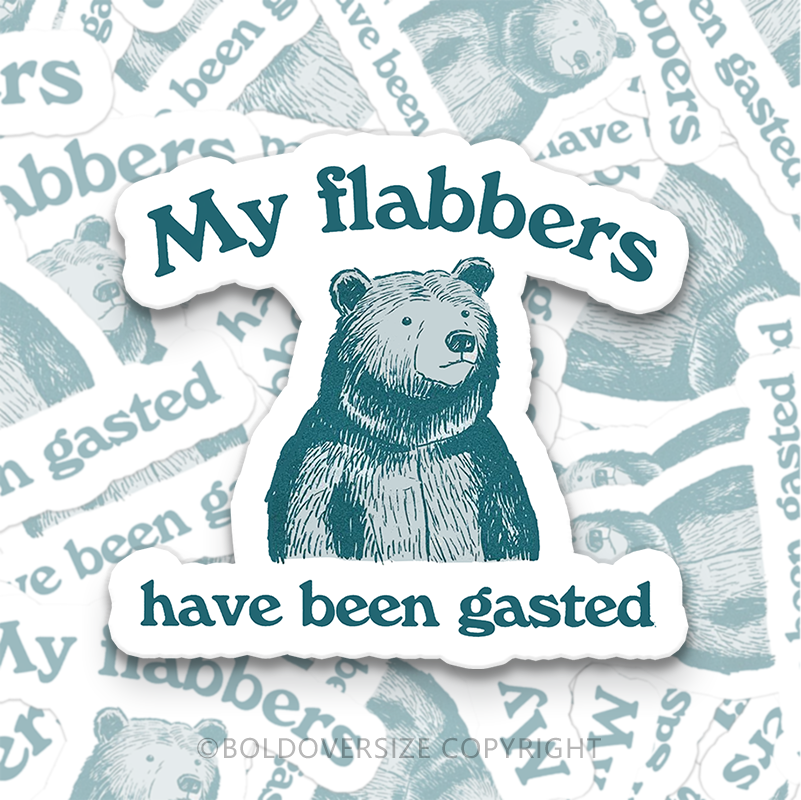 12pcs Vintage My Flabbers Sticker