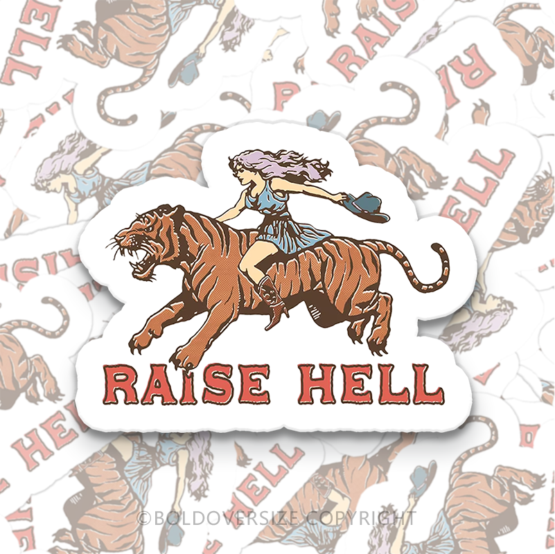 12pcs Vintage Raise Hell Sticker