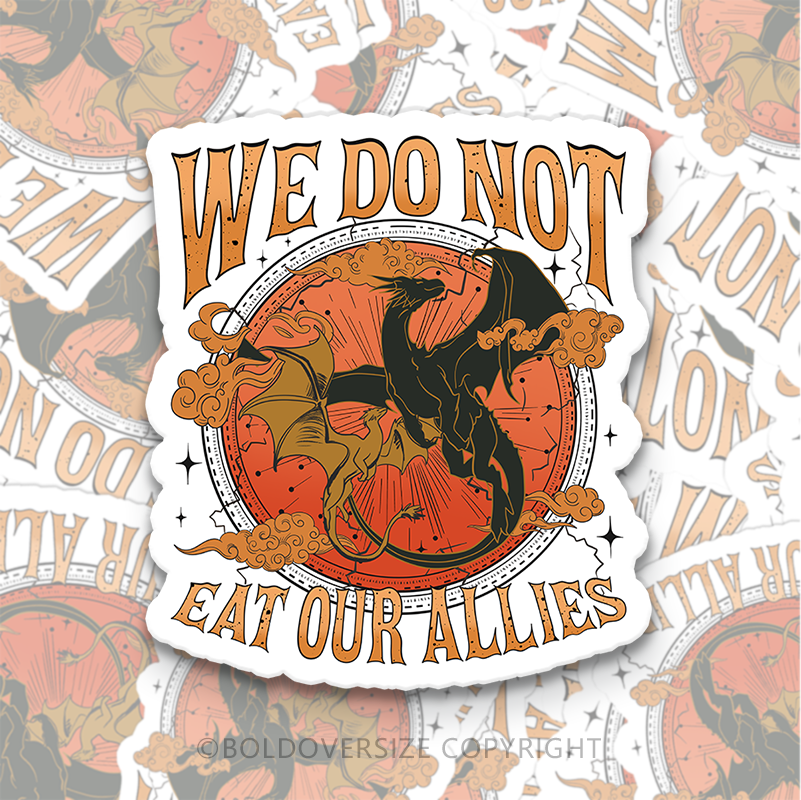 12pcs Vintage We Do Not Sticker