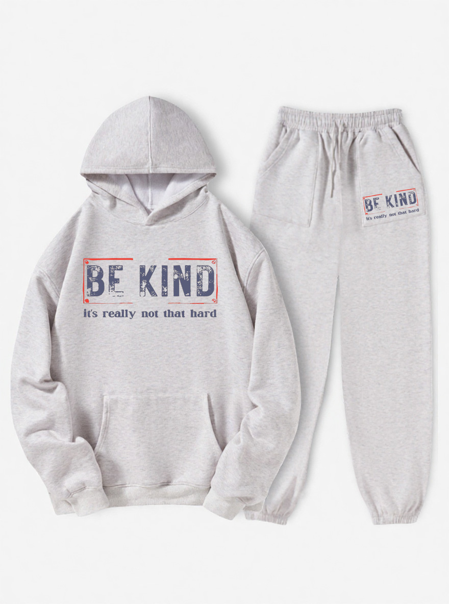Vintage Be Kind Fleece Hoodie Suit