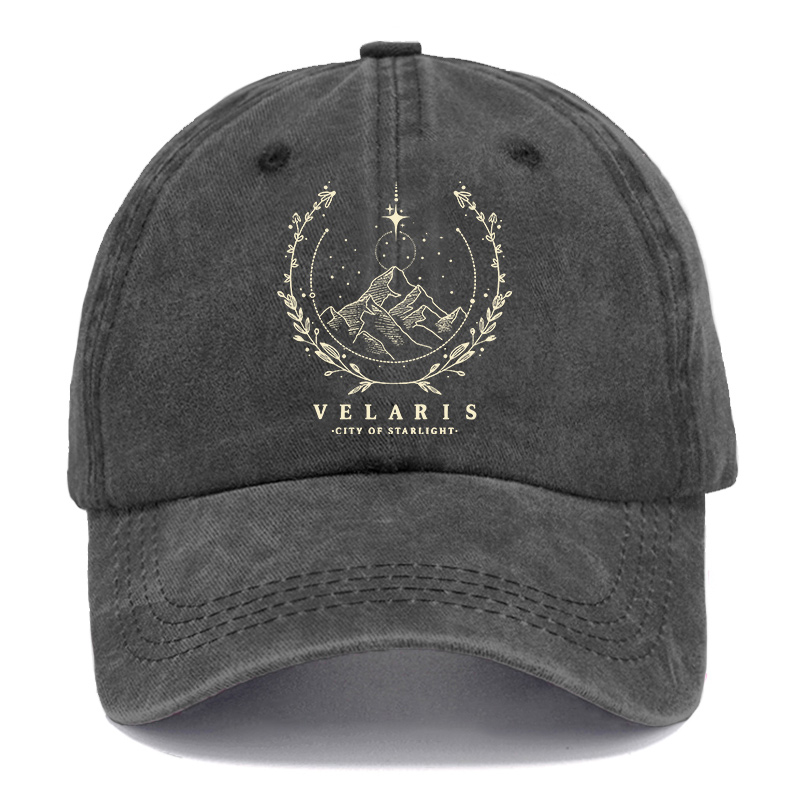 Vintage Style Velaris Washed Book Washed Cap
