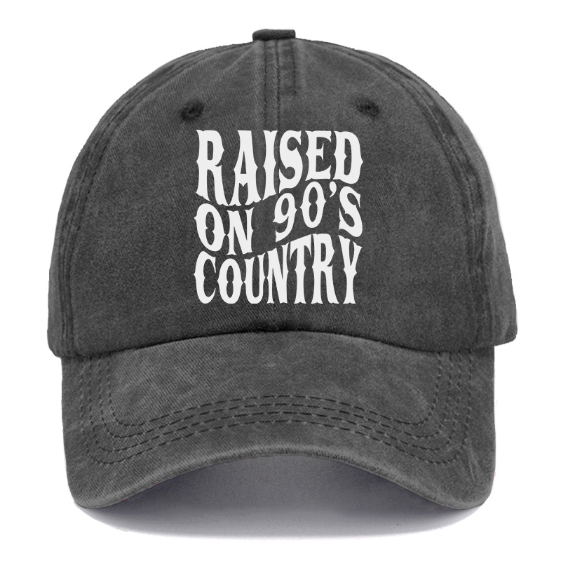 Vintage Raised On 90‘S Country Washed Cap