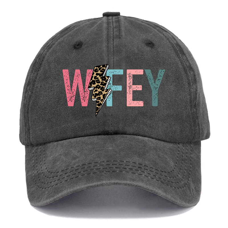 Vintage Wifey Graphic Washed Cap