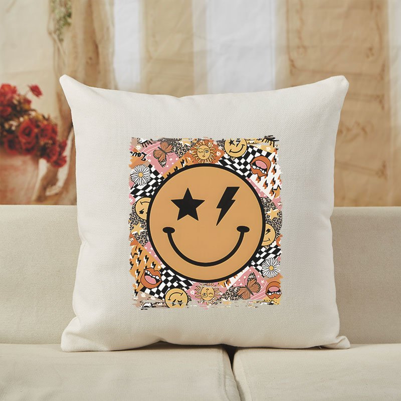 Vintage Smile Cushion Pillow