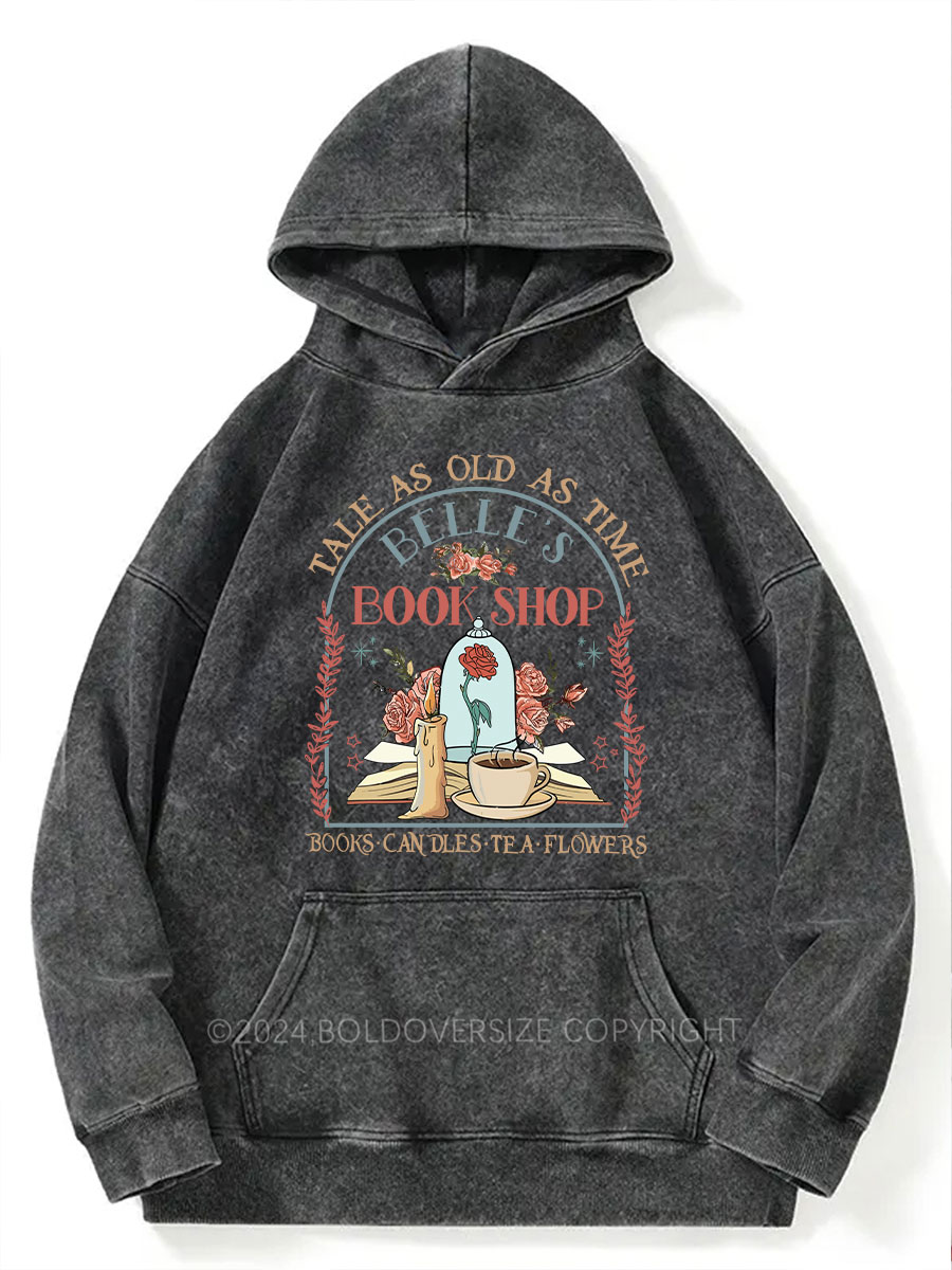 Vintage Tale As Old As Time Washed Hoodie