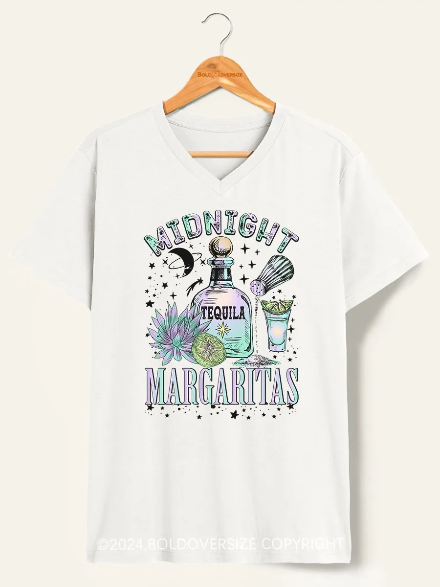Vintage Midnight Tequila V-Neck Tee