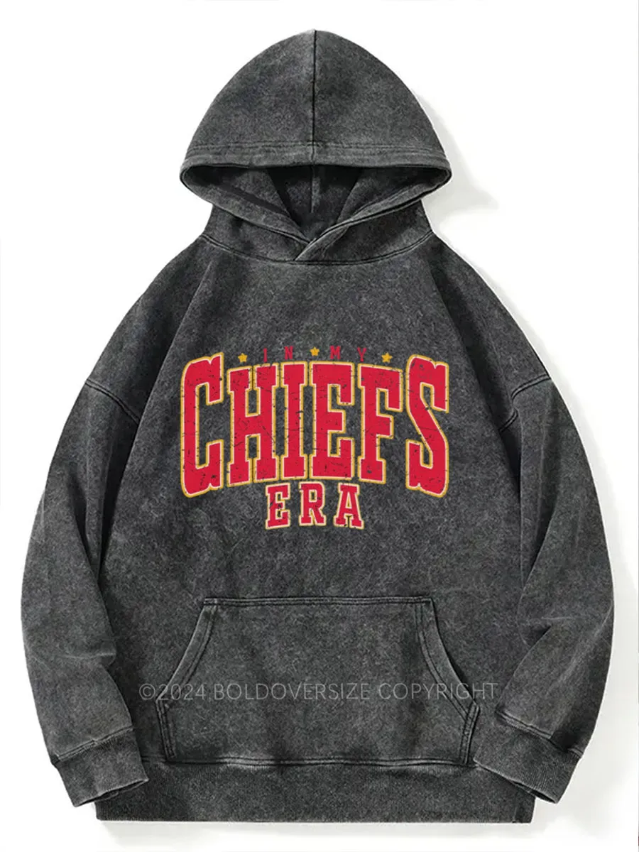 Vintage In My Chiefs Era Washed Hoodie