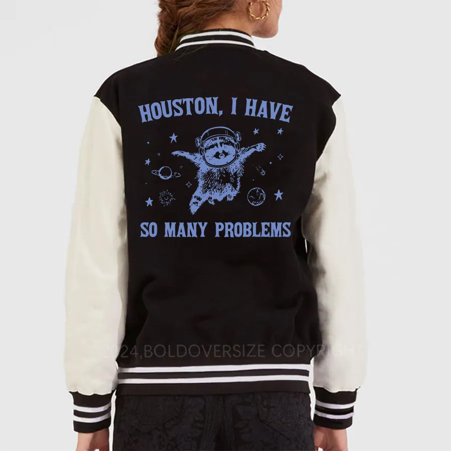 Vintage Raccoon Meme Unisex Baseball Jacket