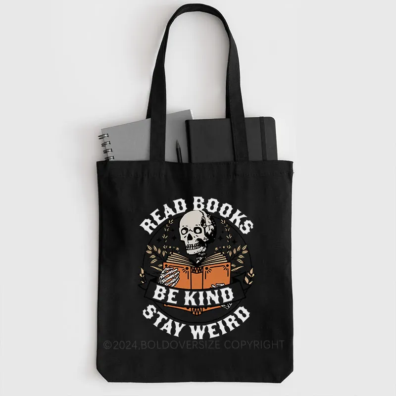 Vintage Be Kind Stay Weird Tote Bag