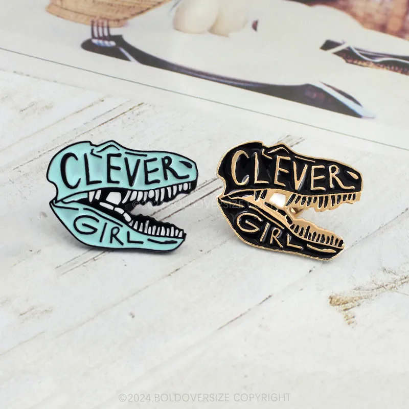 Vintage Jurassic Dinosaur Pin