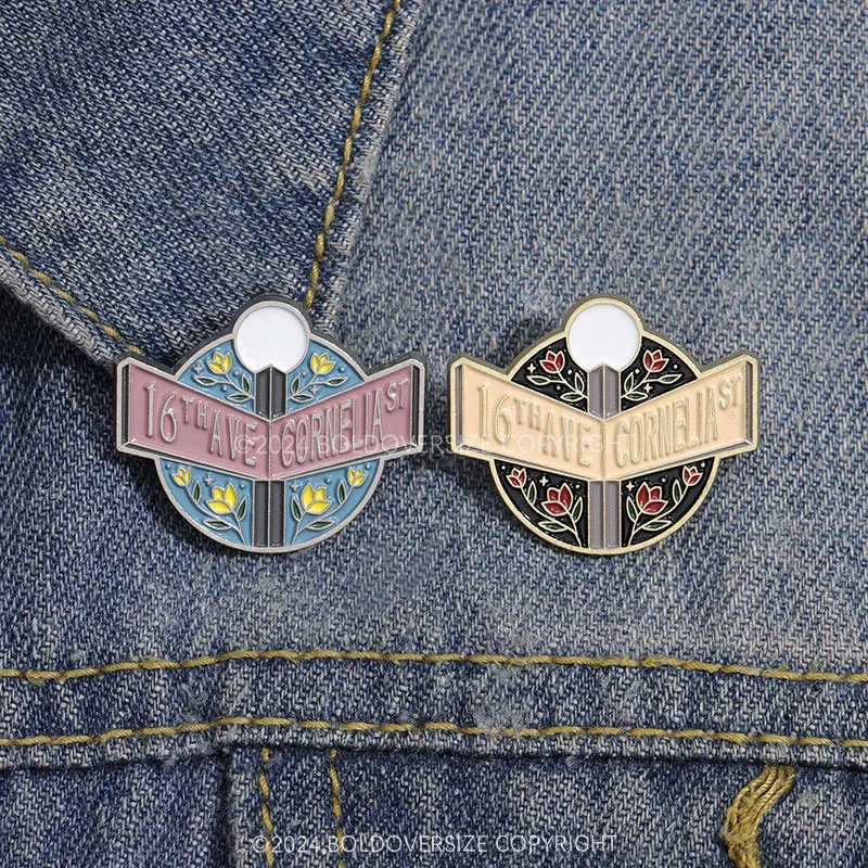 Creative and Individual Singer Album Shaped Pin