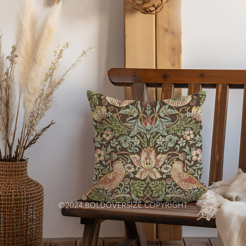 Vintage Strawberry Thief Cushion Pillow