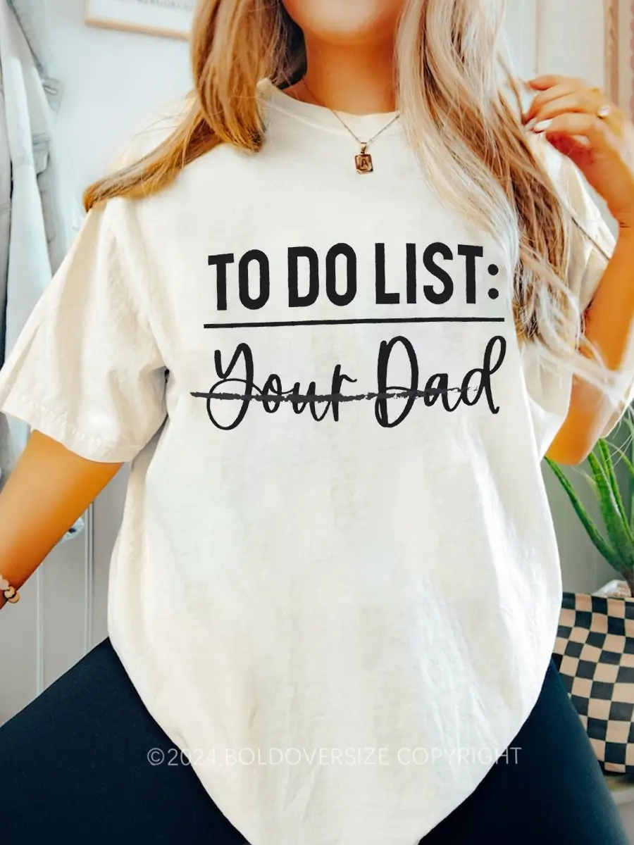 Vintage To Do List: Your Dad Tee