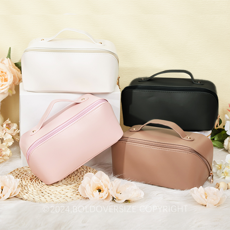 Clearance Sale-Leather Makeup Cosmetic Bag