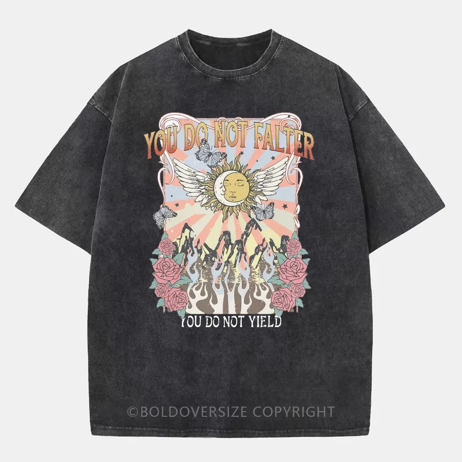 Vintaget You Do Not Falter Washed T-Shirt