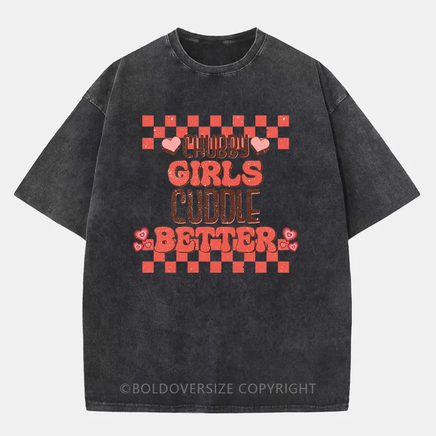 Vintaget Chubby Girls Cuddle Better Washed T-Shirt