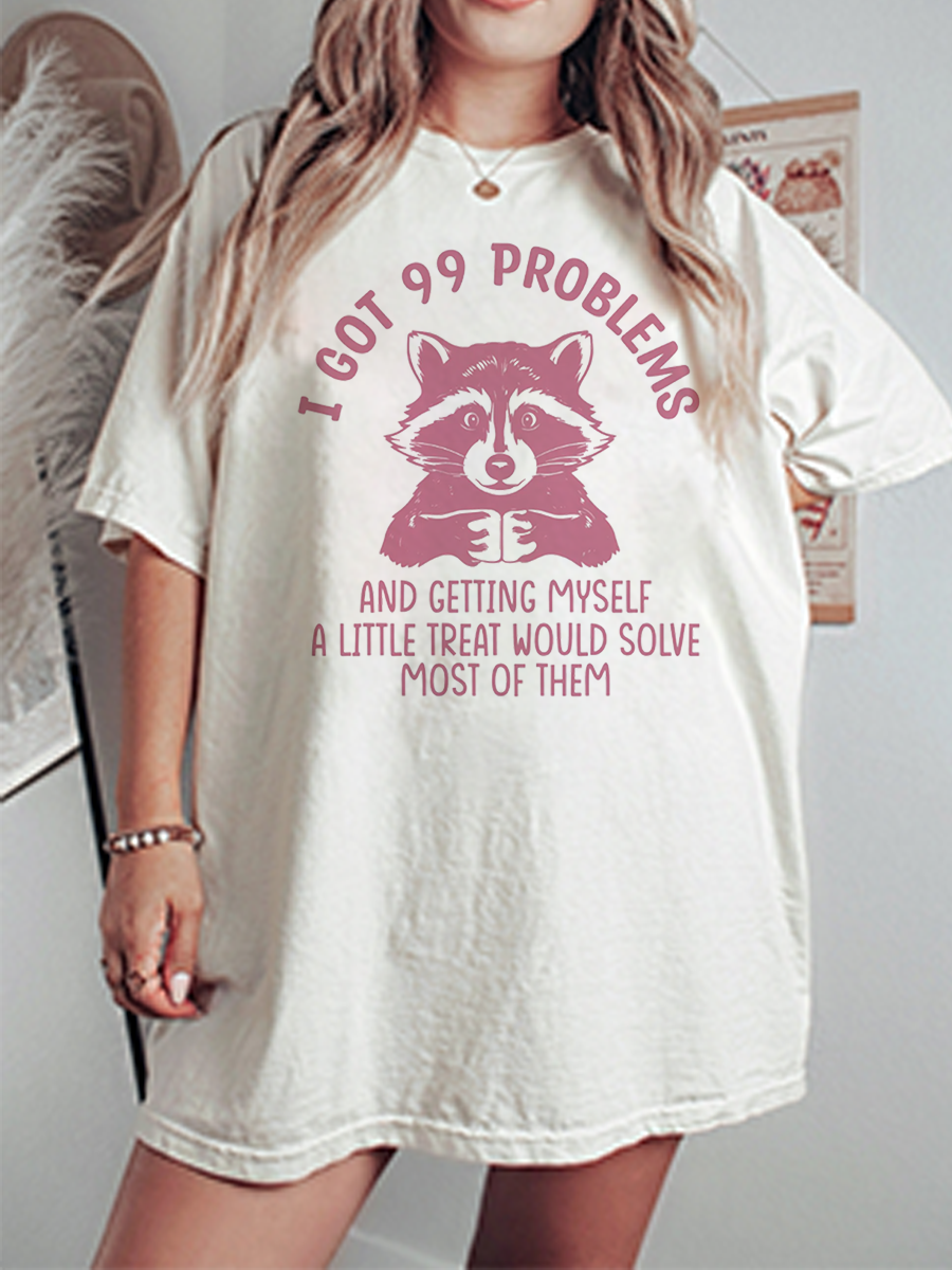 Vintage I Got 99 Problems Oversize Graphic Tee