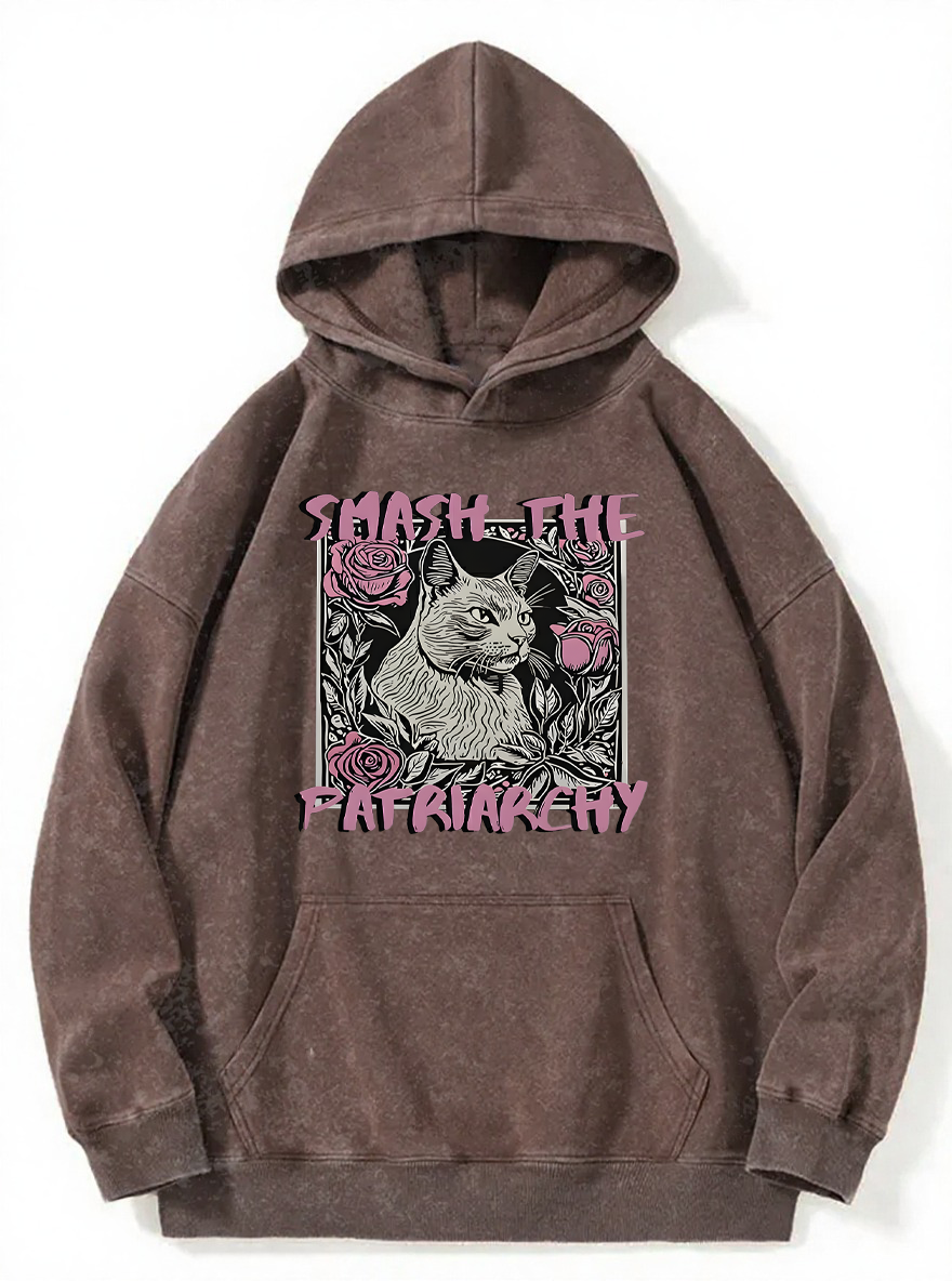 Vintage Smash The Patriarchy Washed Hoodie