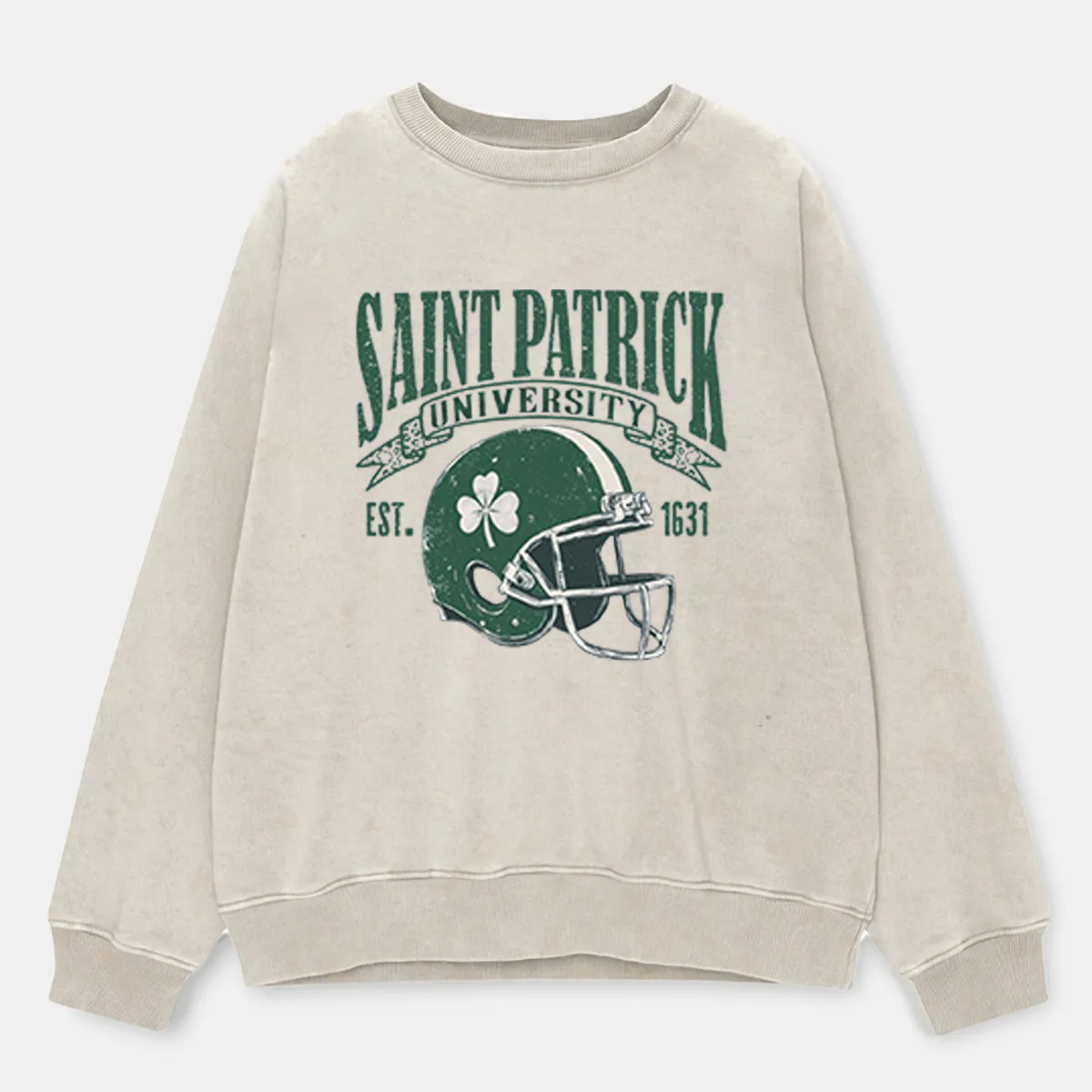 Vintage Saint Patrick University Washed Sweatshirt