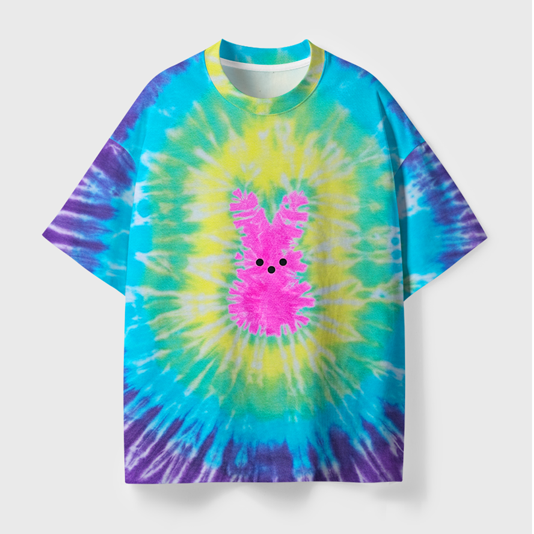 Vintage Easter Rabbit  All Over Print T-Shirt