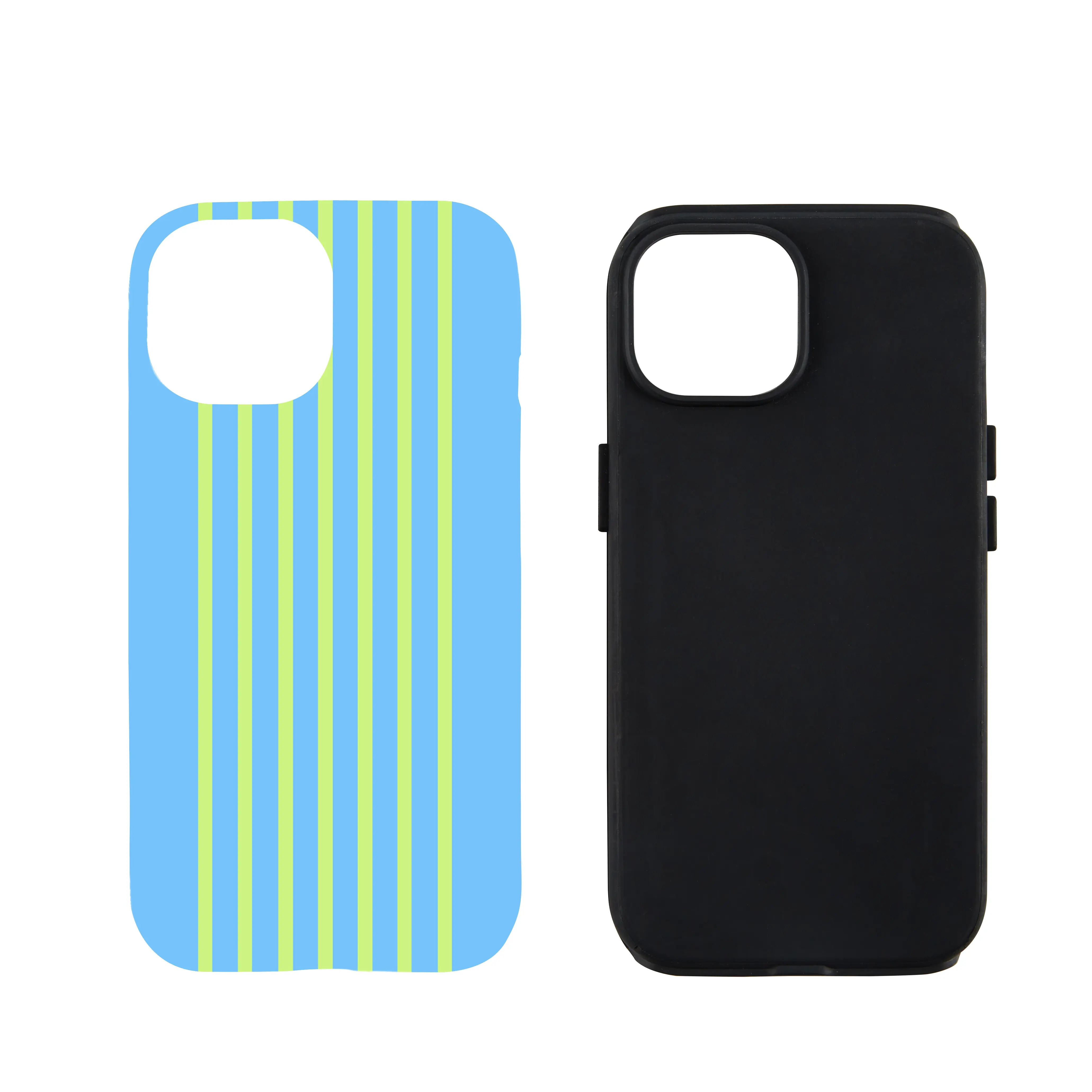 Blue And Yellow Stripes Phone Case 