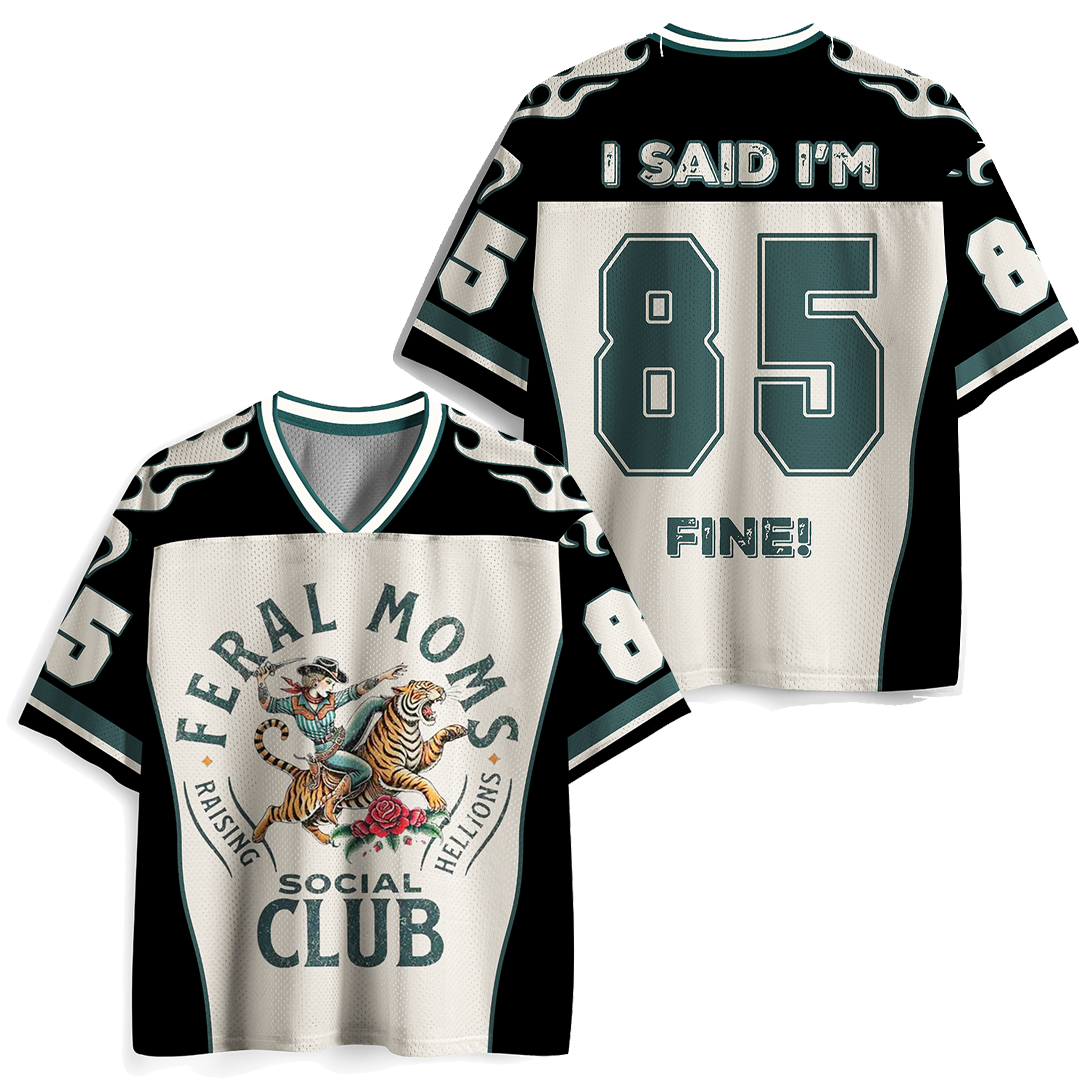 Vintage Feral Moms Social Club Mesh Jersey