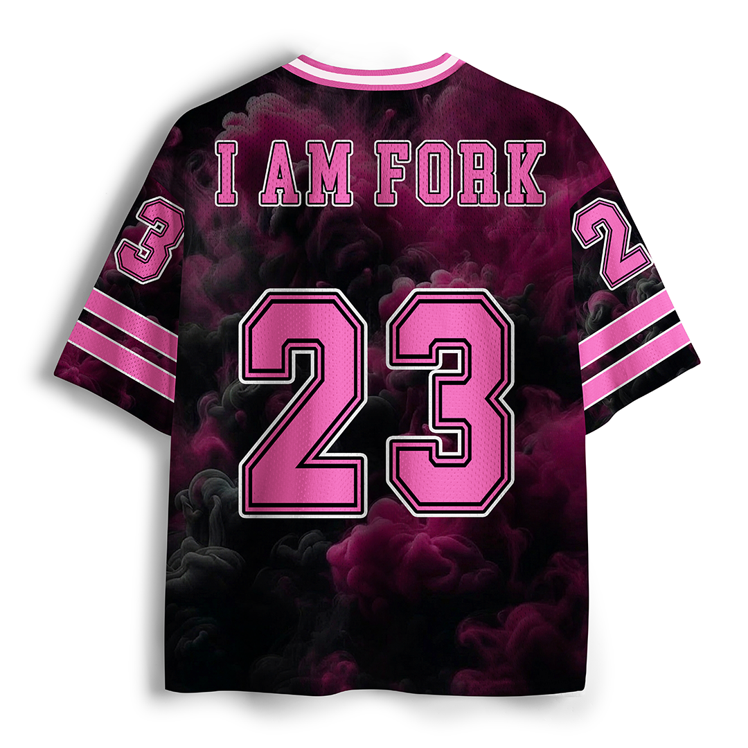 Vintage Life Is A Soup ,I Am Fork Mesh Jersey