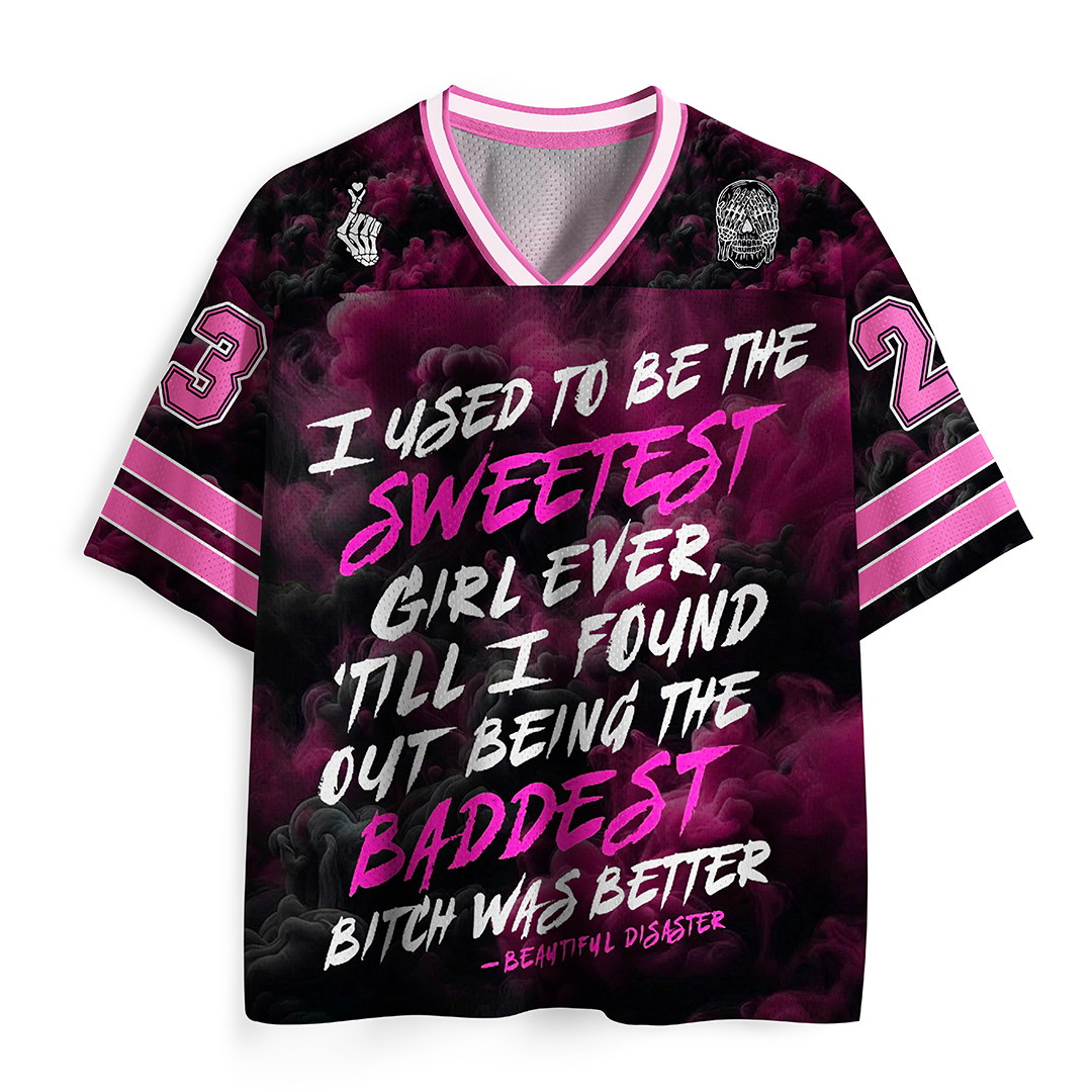 Vintage Being The Baddest Bitch Was Better Mesh Jersey