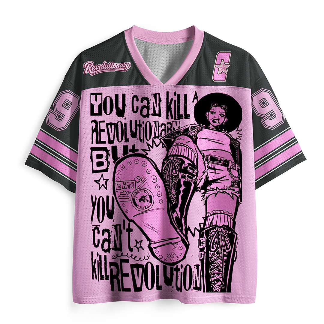 Vintage You Can Kill Revolitionary But You Can'T Kill Revolution Mesh Jersey