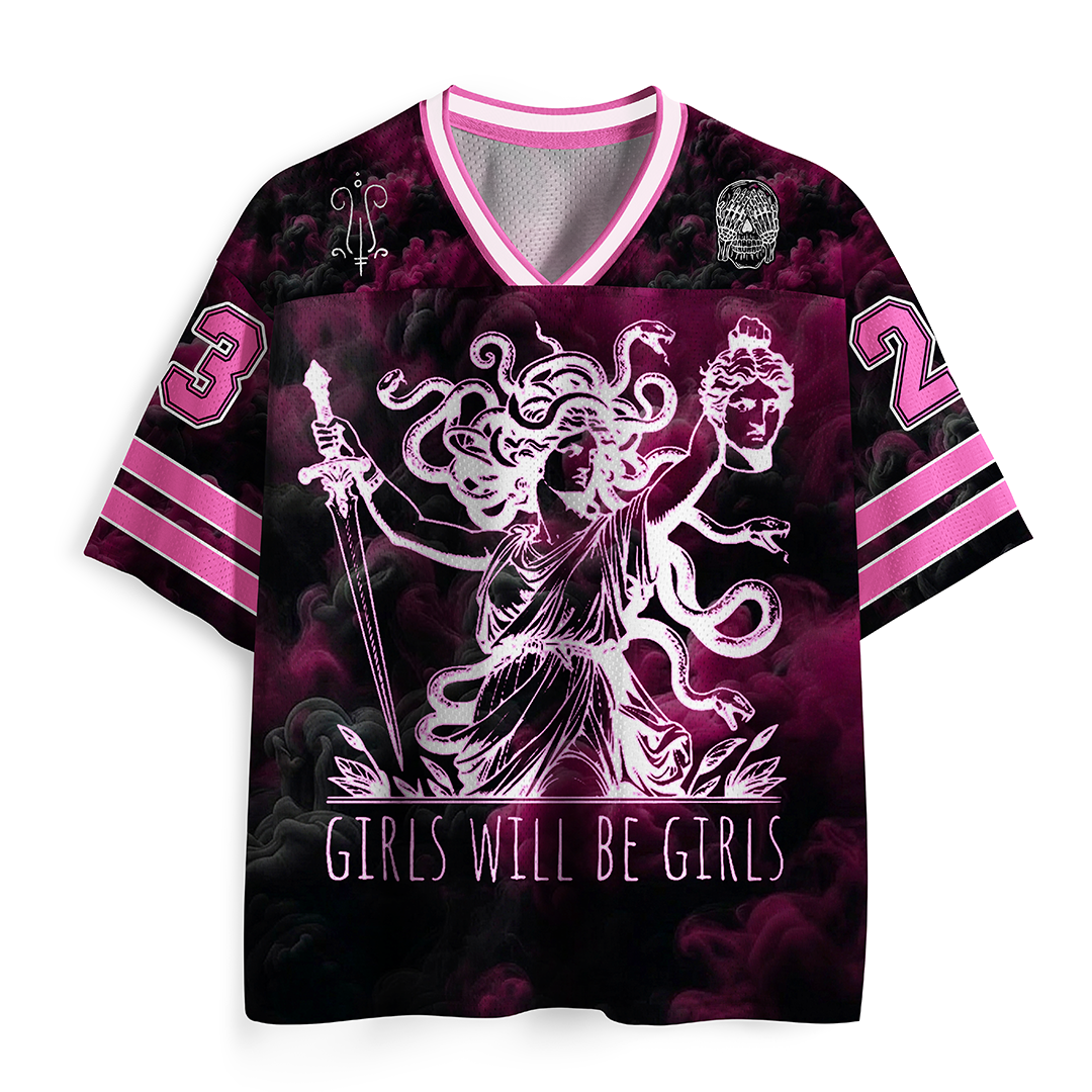 Vintage Girls Will Be Girls Mesh Jersey