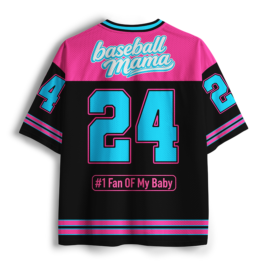 Vintage Baseball Mama Mesh Jersey