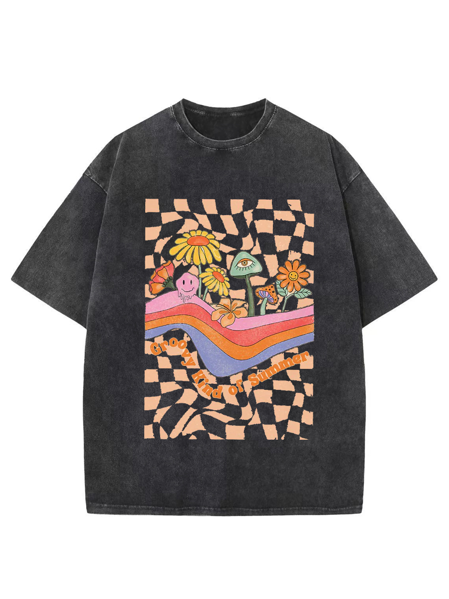Vintage Groove Summer Washed T-Shirt