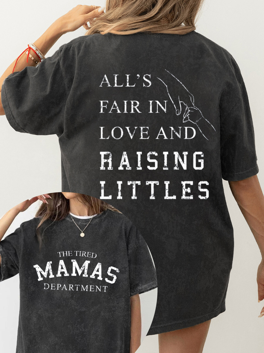 Vintage Tired Mamas Department Washed T-Shirt
