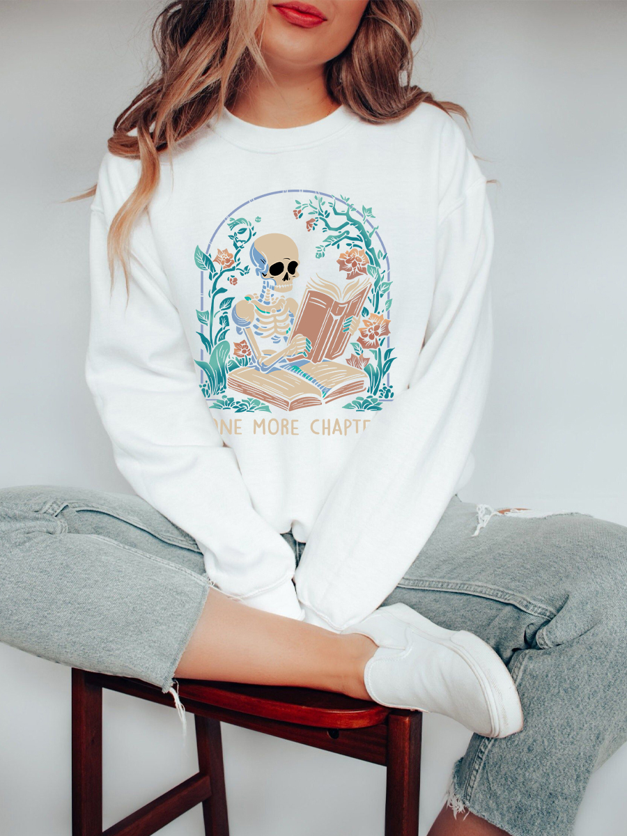 Vintage One More Chapter Book Sweatshirt