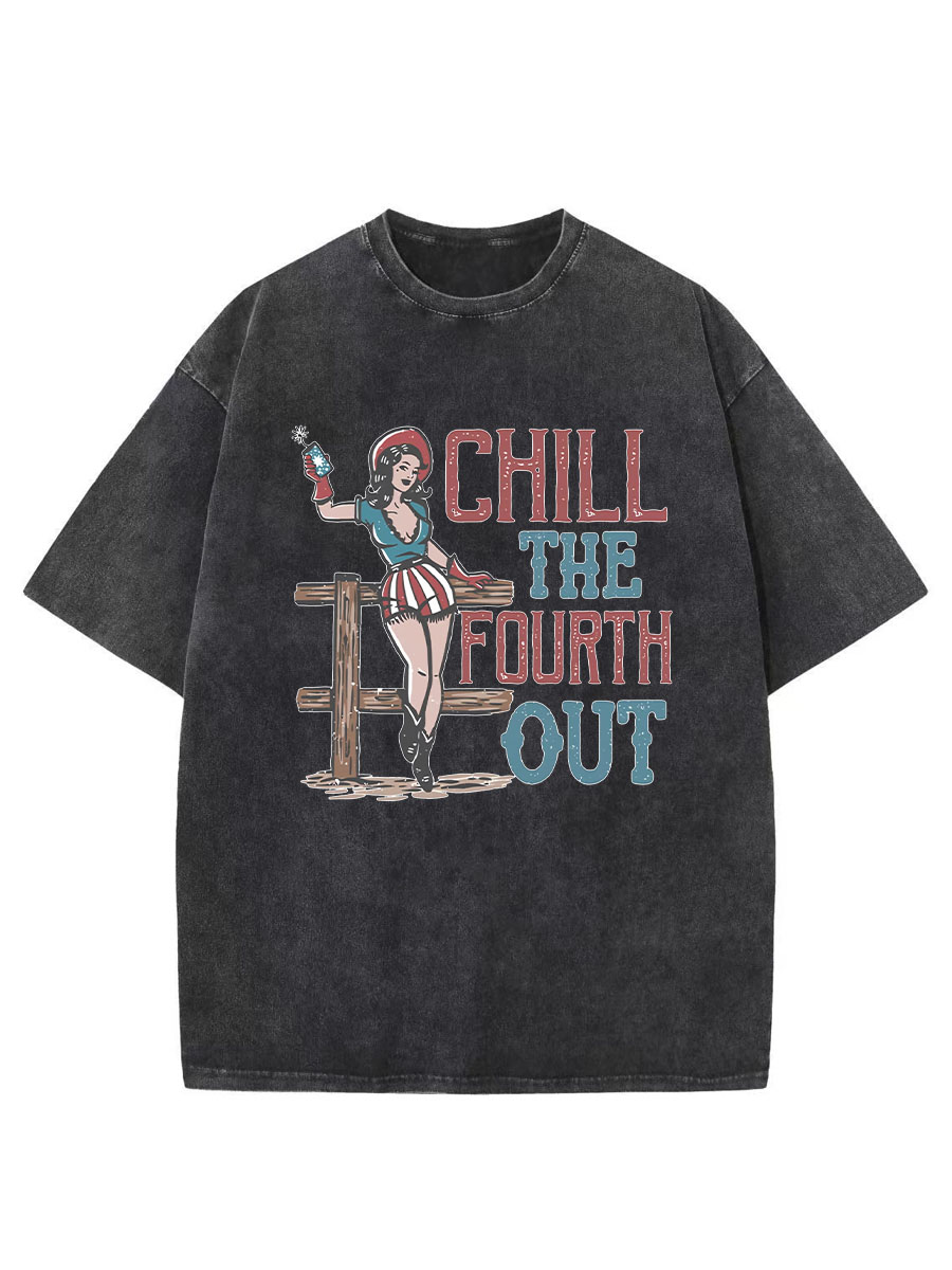 Vintage Chill The Fourth Out Washed T-Shirt