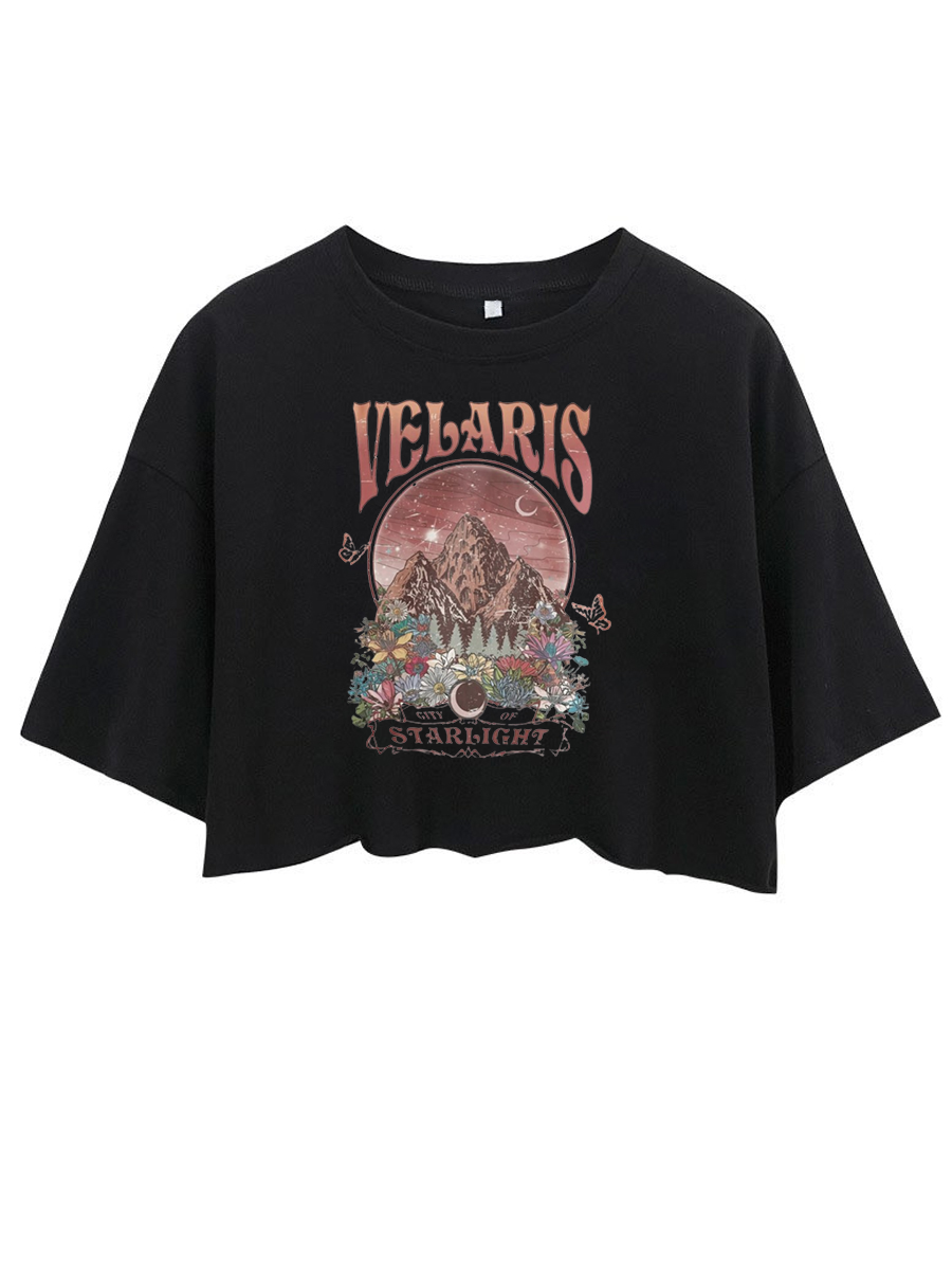  Court Of Dreams Crop Tee