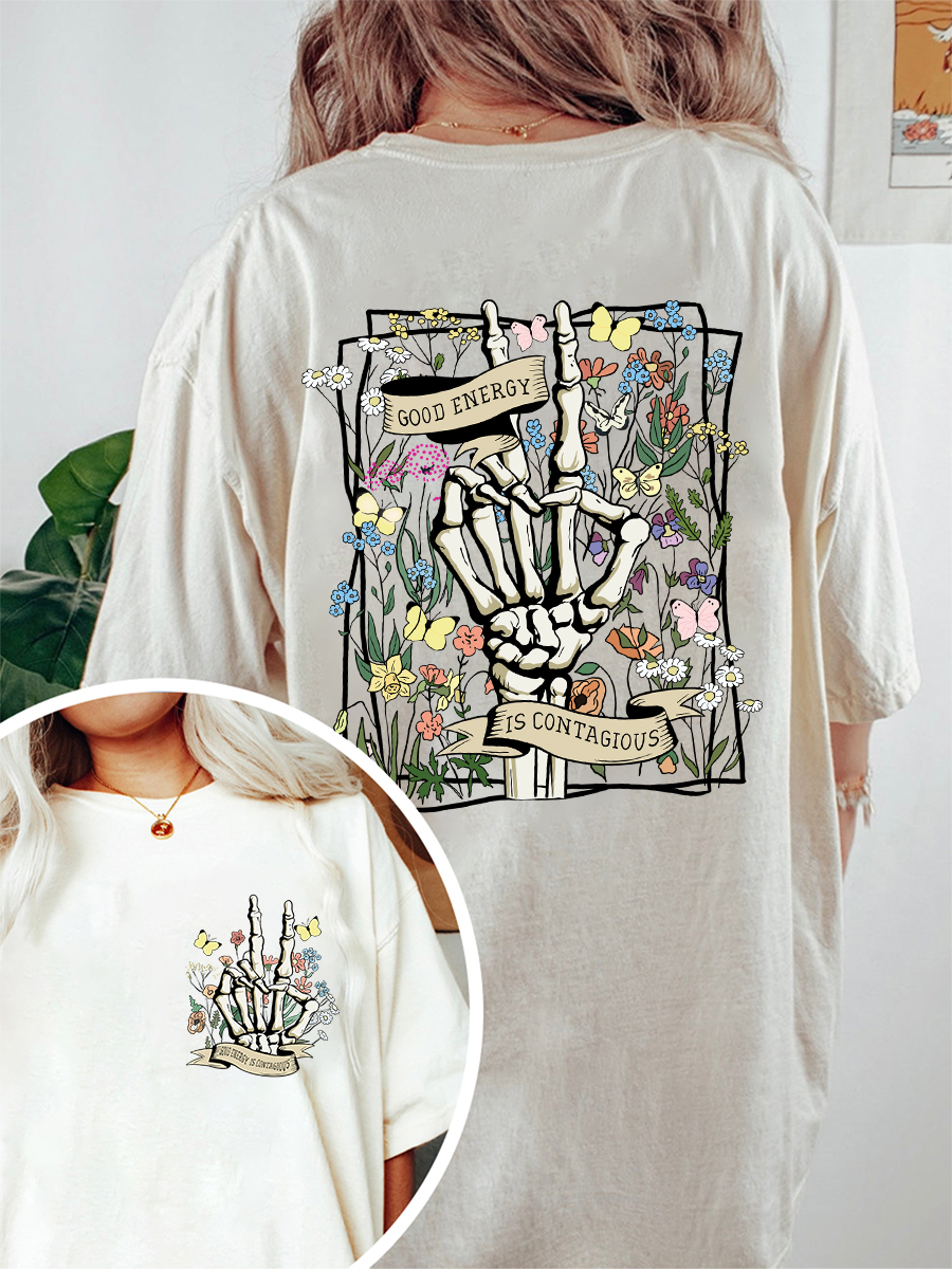 Vintage Good Energy Is Contagious T-Shirt