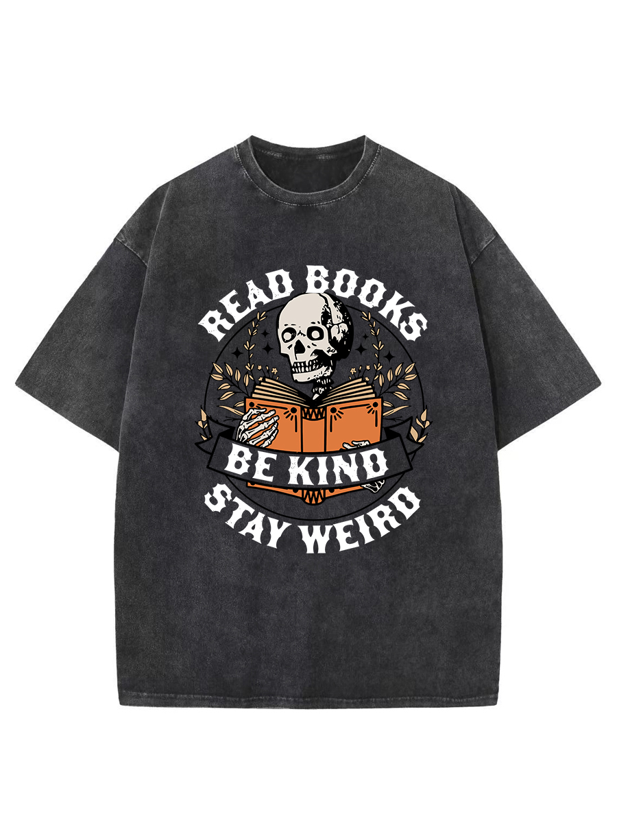 Vintage Be Kind Stay Weird Washed T-Shirt
