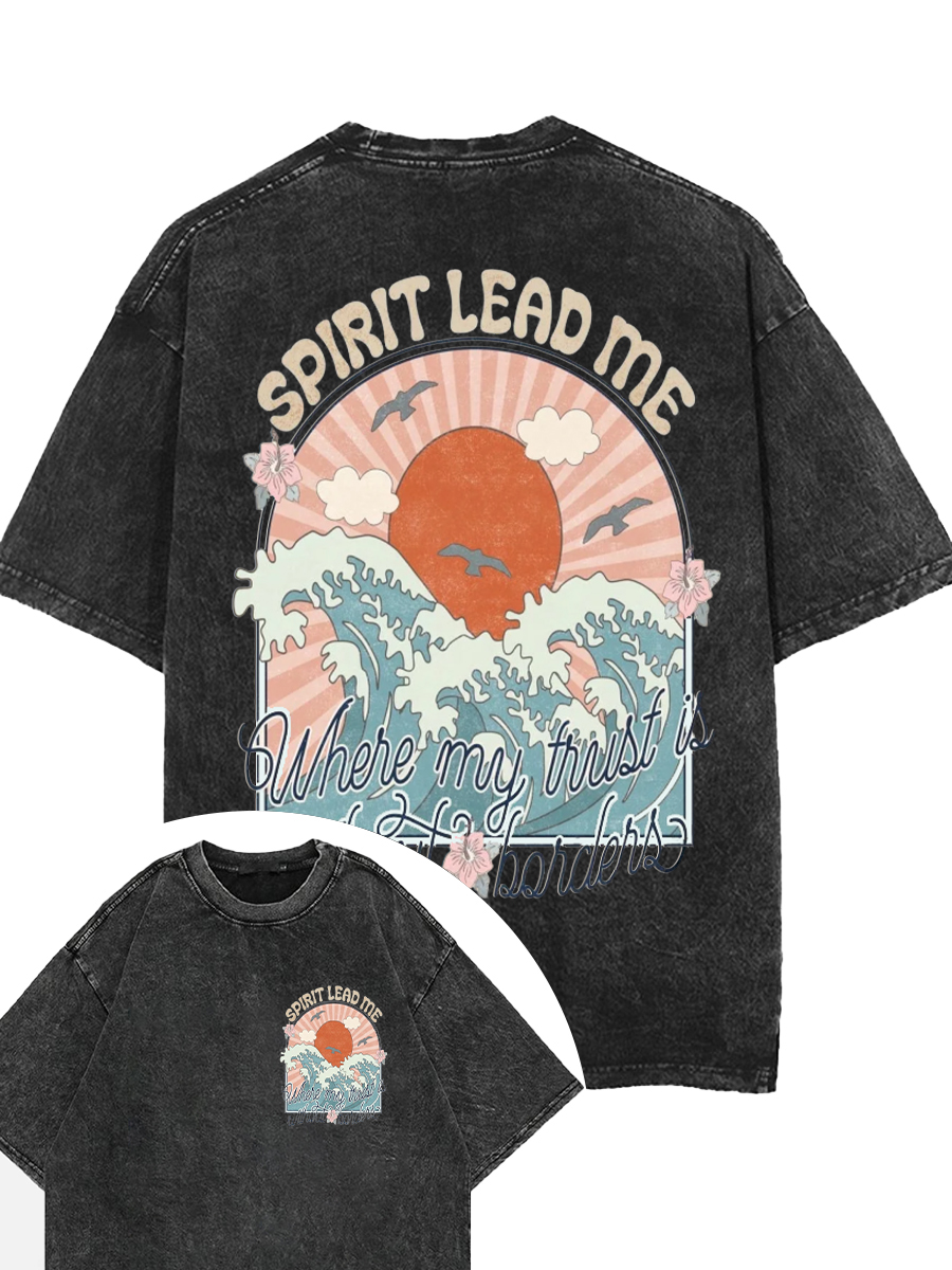 Vintage Spirit Lead Me Washed T-Shirt
