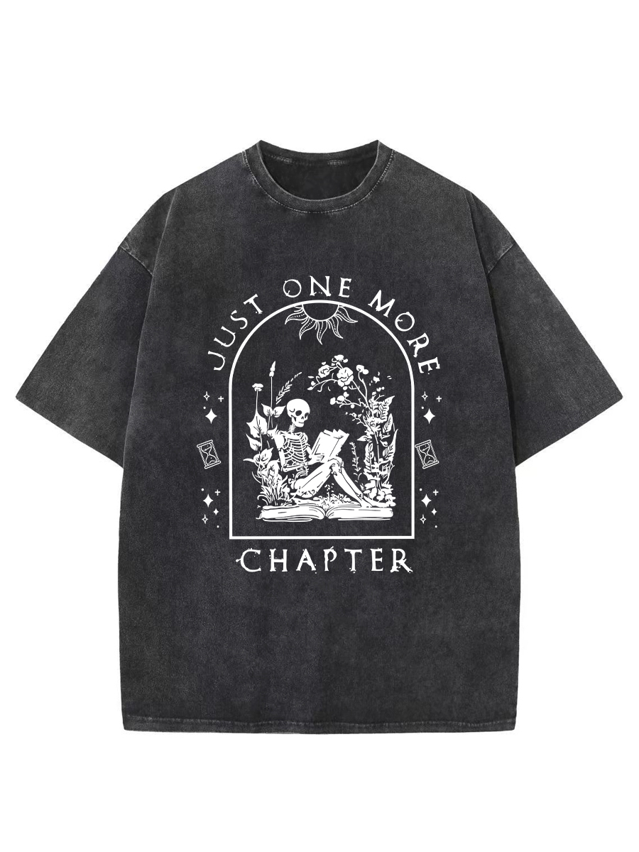 One More Chapter Washed Book T-Shirt