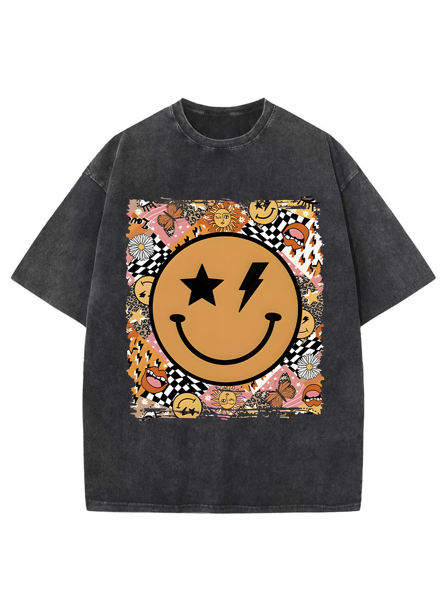 Vintage Smile Washed T-Shirt