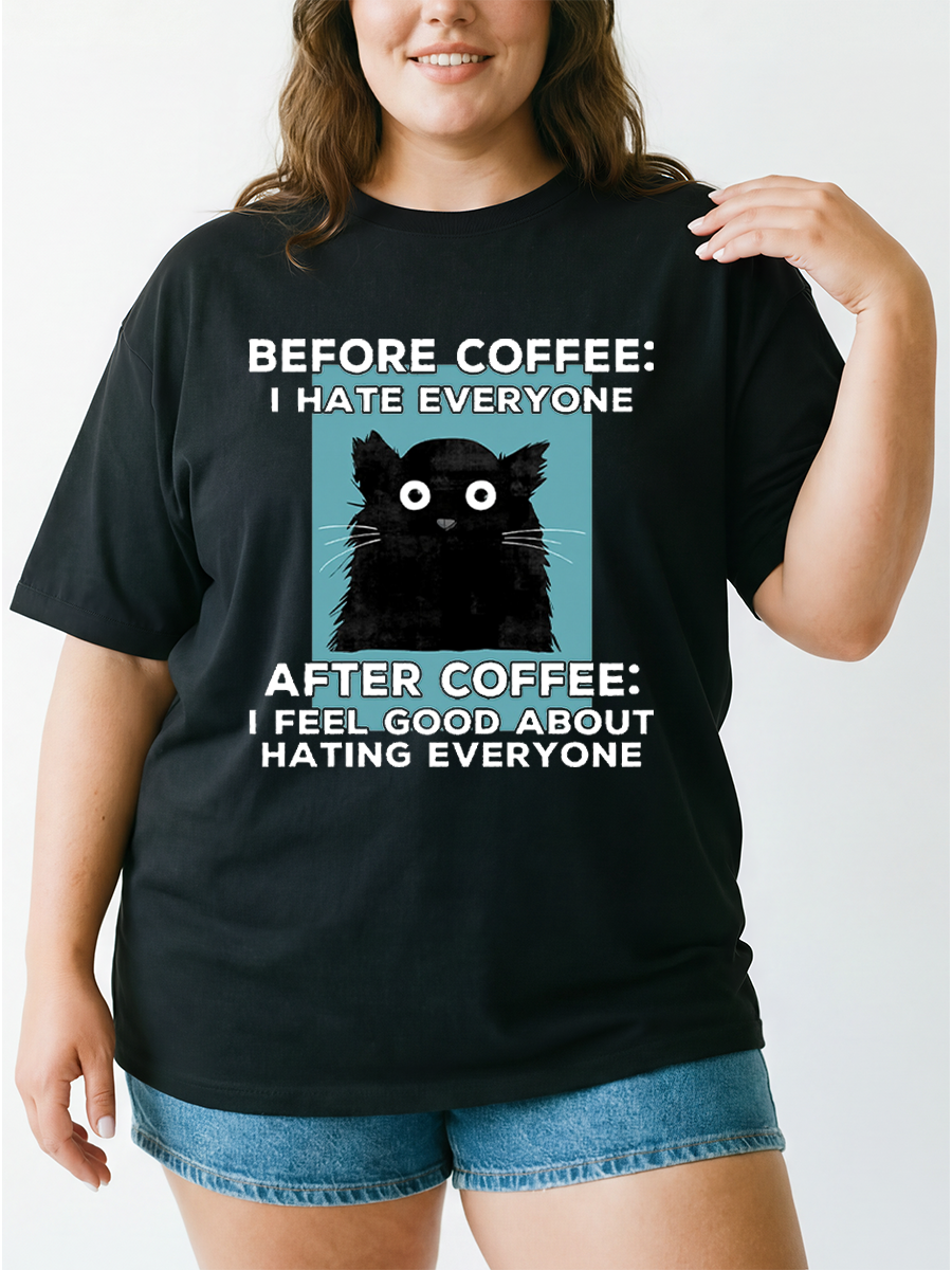 Vintage A Fun Thing To Do In The Morning Is Not Talk To Me Mouse Oversize Graphic Tee