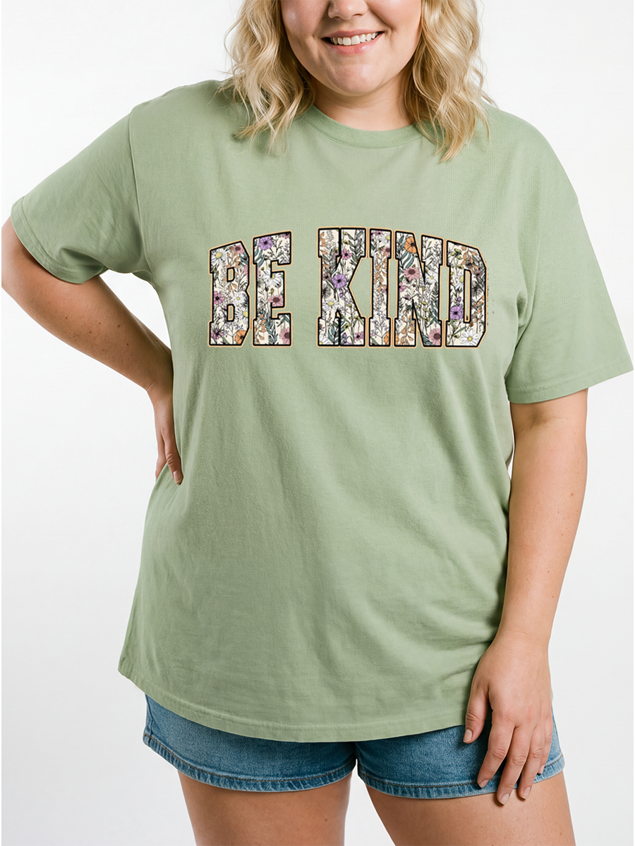Vintage Be Kind Oversize Graphic Tee