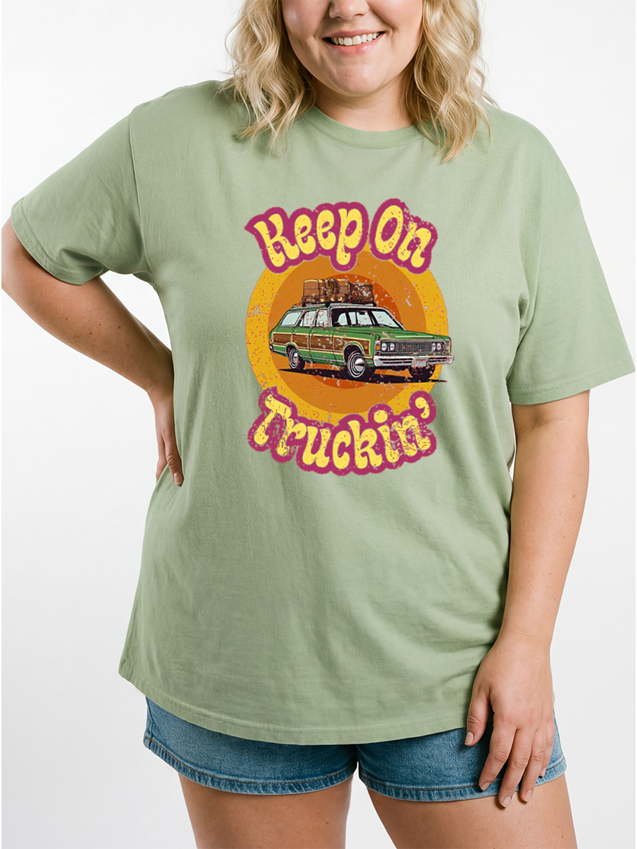 Vintage Keep On Truckin Oversize Graphic Tee