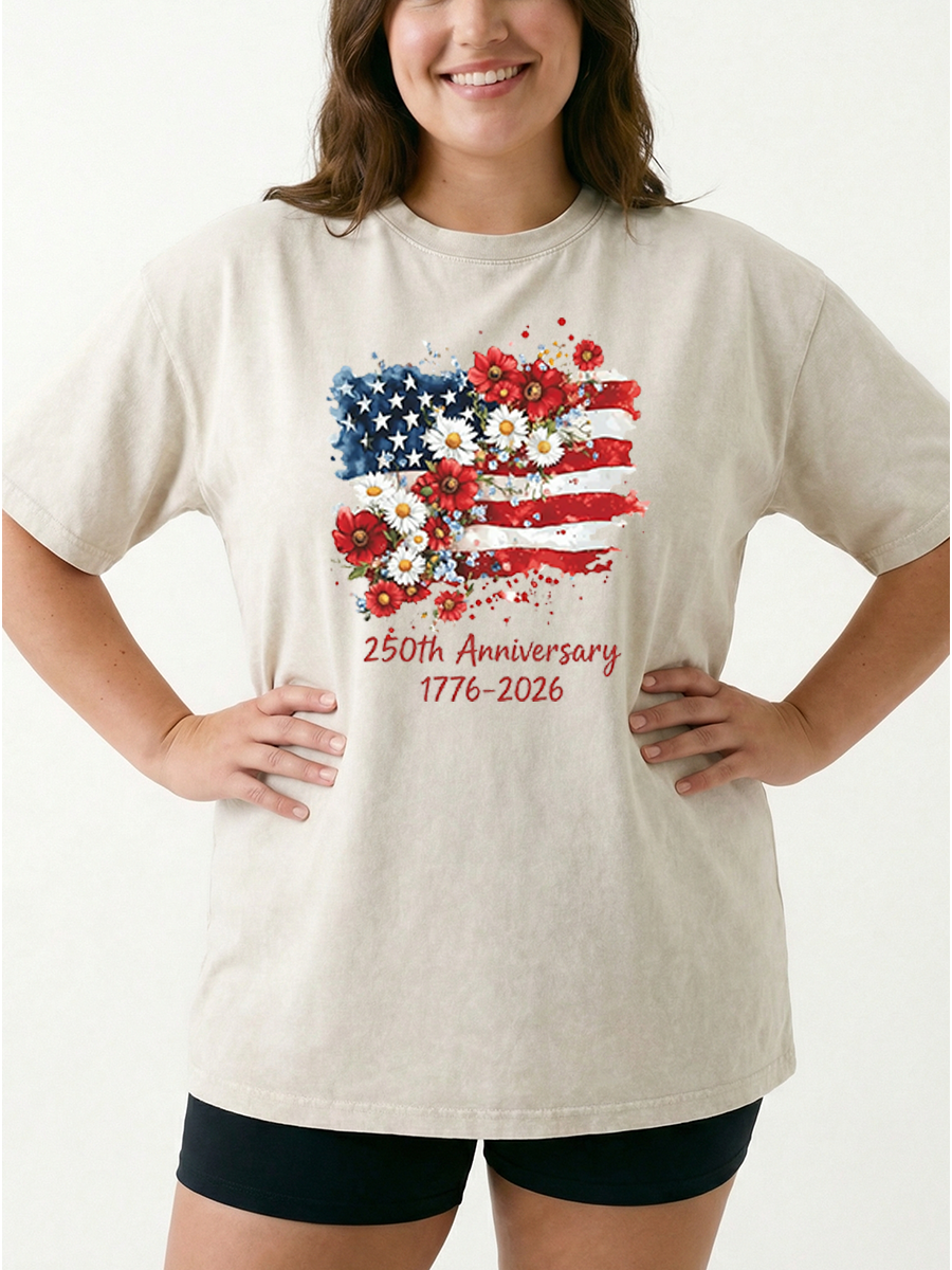 Vintage 250th America Washed T-Shirt