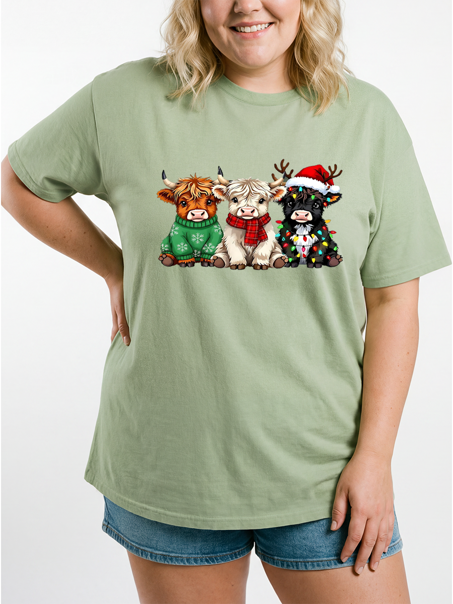 Vintage Nutcracker Christmas Oversize Graphic Tee