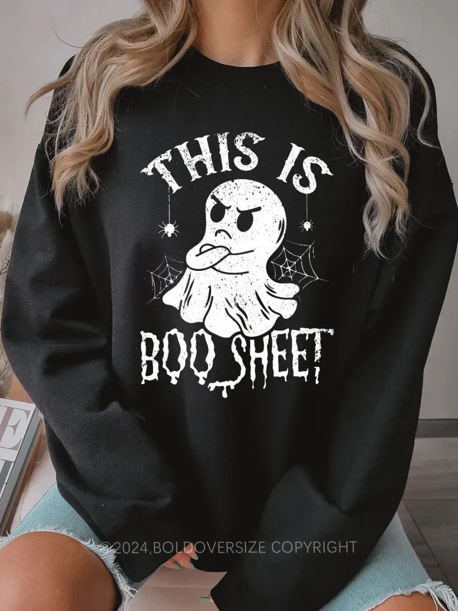 Vintage This Is Boo Sheet Sweatshirt