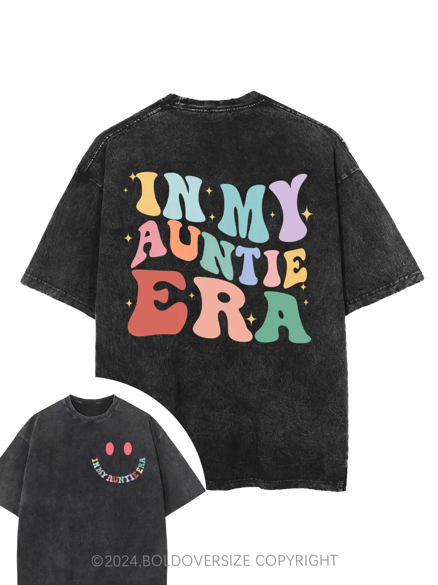 Vintage In My Auntie Era Washed T-Shirt