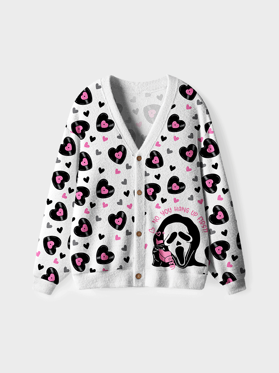 Vintage Scream No You Hang Up Cardigan Sweaters