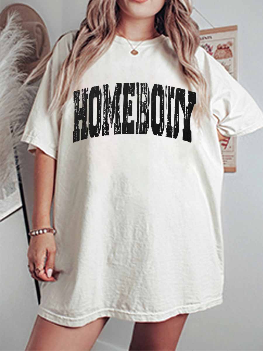 Vintage Homebody Oversize Graphic Tee